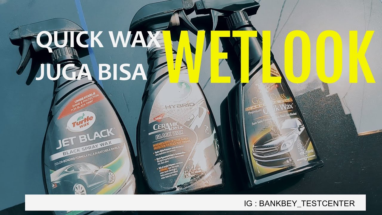 Spray Wax Buat Warna Gelap Cakep Juga : Gold Class v Acrylic Black v Jet Black