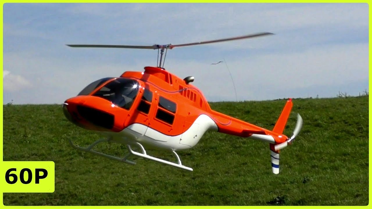 AMAZING RC SCALE MODEL HELICOPTER BELL 206 JET-RANGER - Scaleflying Scale-Helimeeting 2018