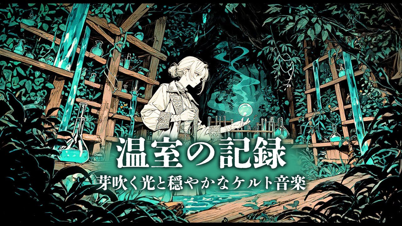 【作業用BGM】温室の記録 | 芽吹く光と穏やかなケルト音楽 | Records of the Conservatory | Sprouting Light & Gentle Celtic Music