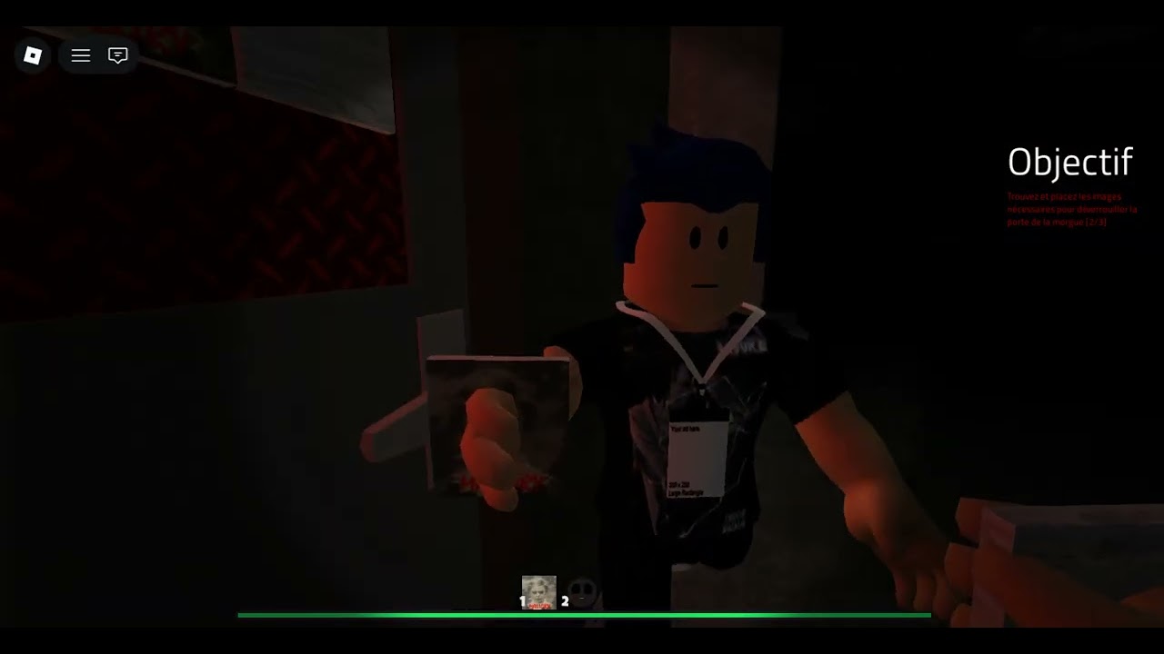 je joue a un jeu d horreur sur roblox