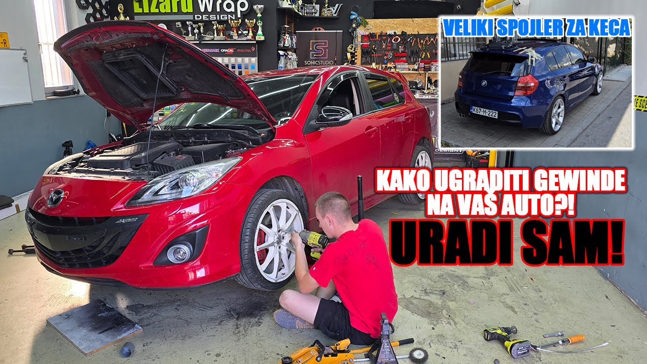 KAKO SAM DA POSTAVIŠ GEWINDE NA AUTO - UŠTEDA OD 100 EURA!