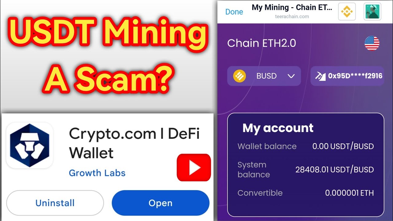 Crypto.com | DeFi Wallet: USDT Mining A Scam?