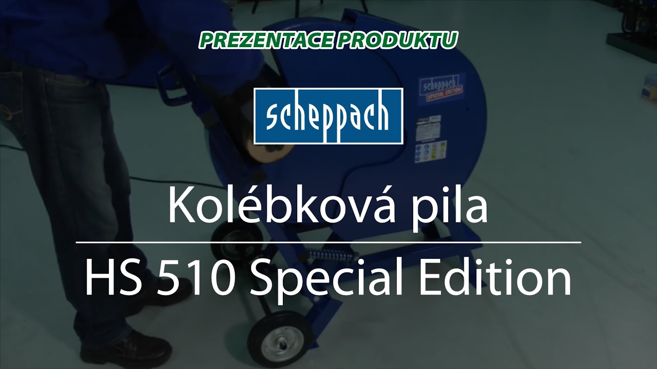 Kol&eacute;bkov&aacute; pila Scheppach HS 510 Special Edition | Ten spr&aacute;vn&yacute; pomocn&iacute;k pro př&iacute;pravu palivov&eacute;ho dřeva