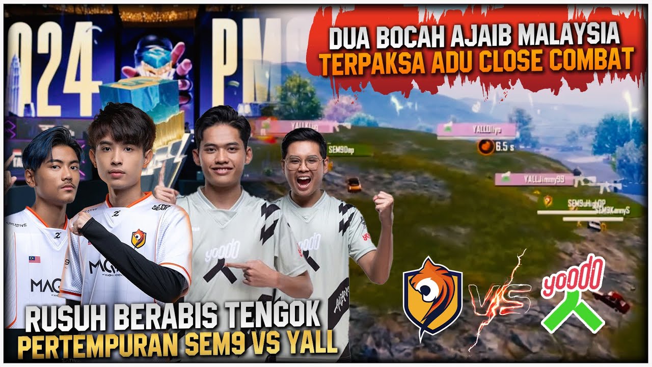 Dua Bocah Ajaib Malaysia Terpaksa Adu Close Combat🔥‼ Sengit Pertempuran Sem9 Vs Yoodo Alliance