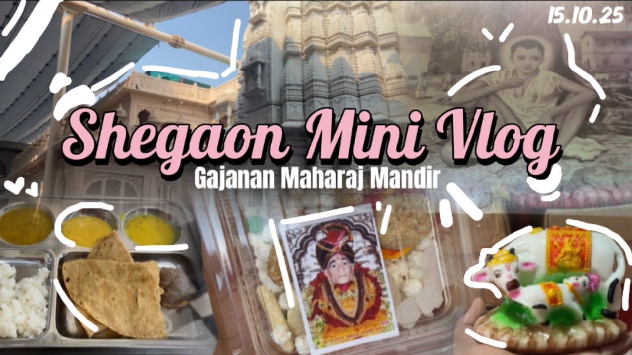 # Part 3 | Gajanan Maharaj Shegaon Darshan | Temple Visit Vlog..!🙏❤️