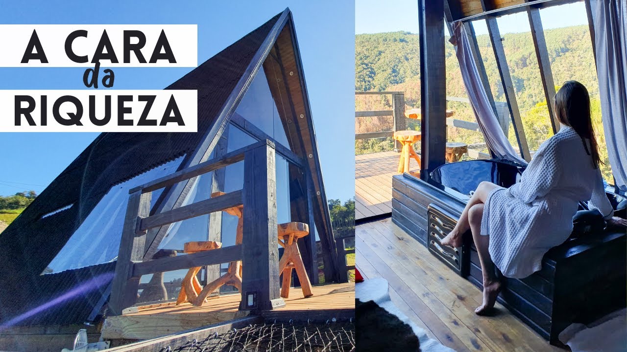 PRIMEIRA EXPERIÊNCIA EM UM CHALÉ em Alfredo Wagner + RANCHO QUEIMADO - Santa Catarina
