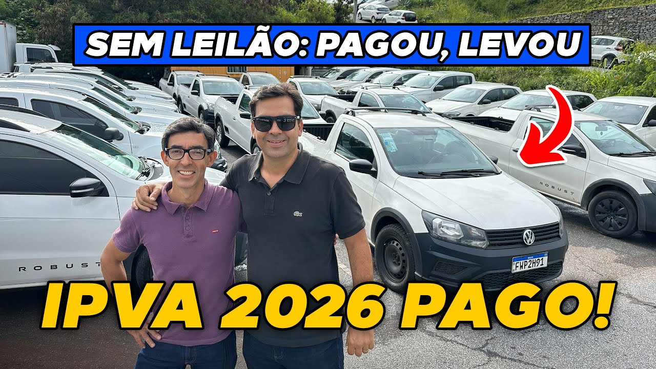 MELHOR LUGAR PRA COMPRAR CARRO BARATO, SEM LEILÃO: PAGOU, LEVOU