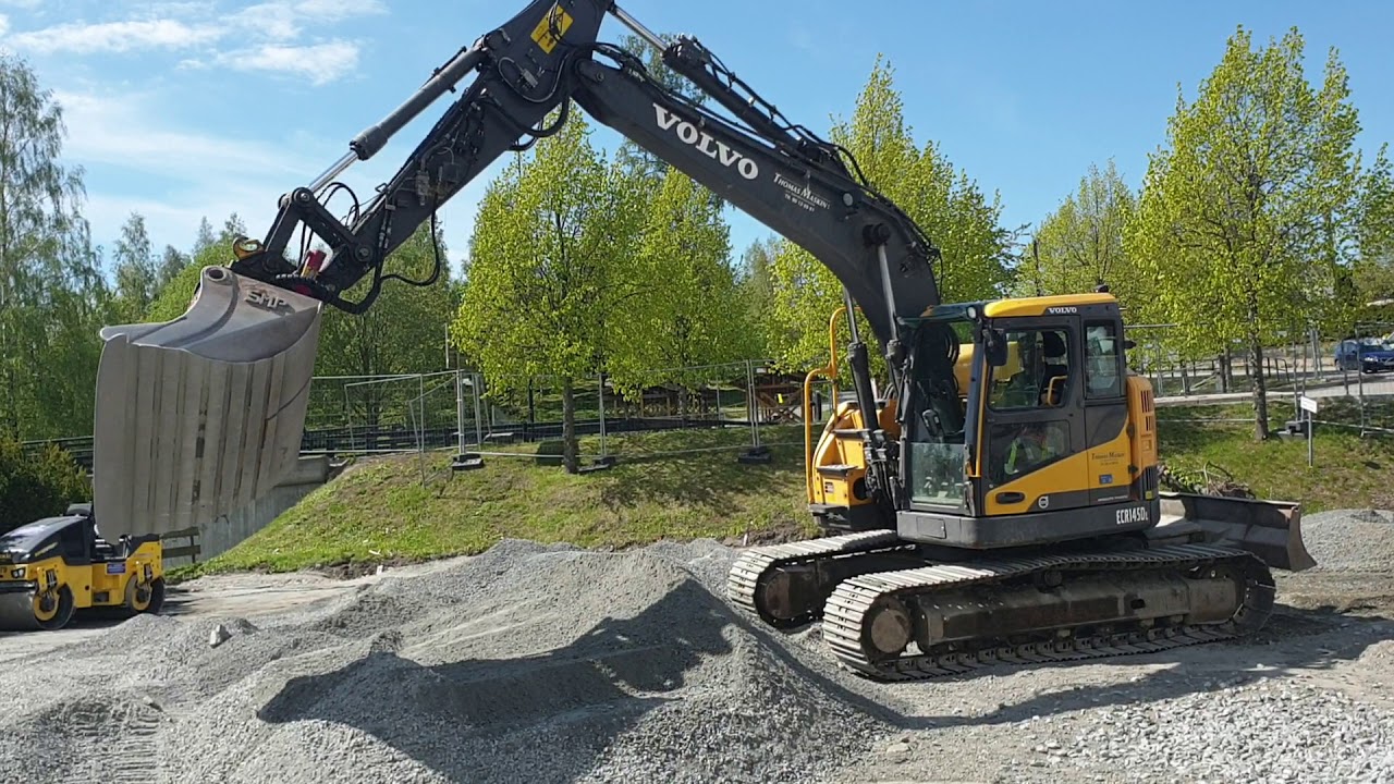 Gravemaskin  Volvo ECR145Dl  selges p&aring; Klaravik.no