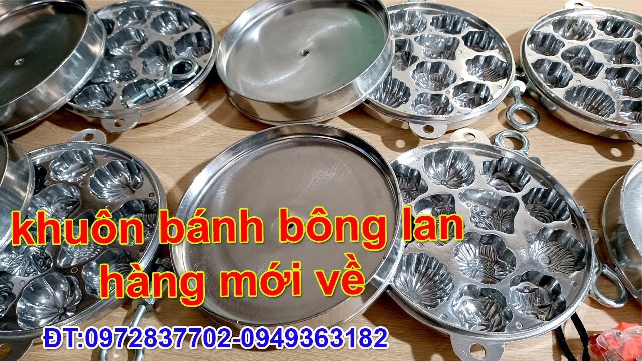 khuôn bánh bông lan hàng mới về ĐT0972837702 0949363182#songnuocmientay