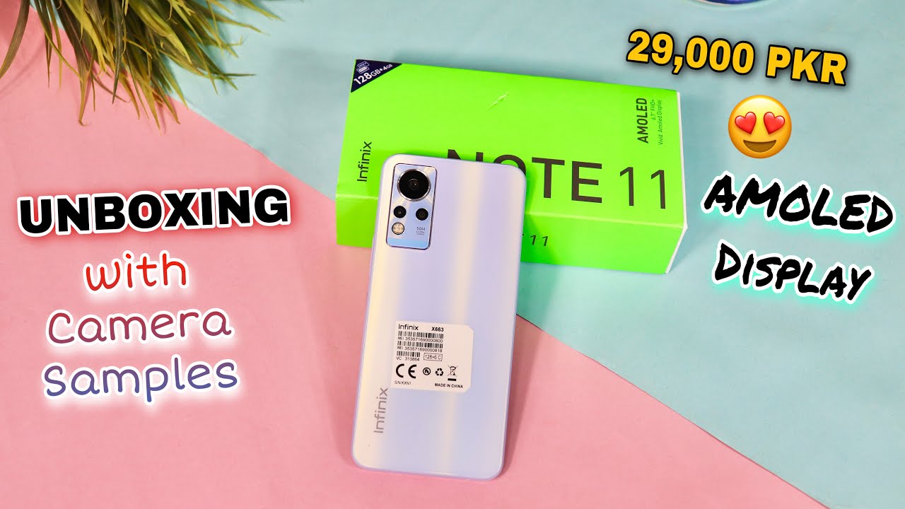 Infinix Note 11 Unboxing & Quick Review | AMOLED Display | 50MP | 33W | 4GB/128GB | Hindi/Urdu