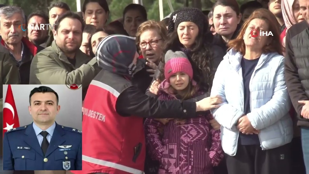 Şehit F-16 pilotunun cenazesi memleketine uğurlandı
