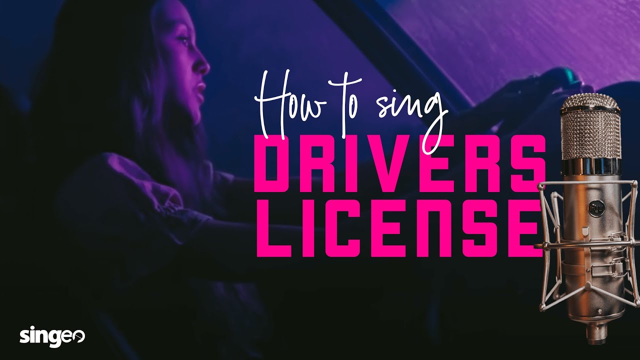 The Secret To Singing Drivers License by Olivia Rodrigo