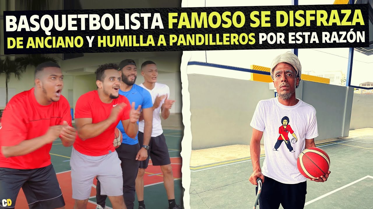 Basquetbolista famoso se disfraza de anciano y humilla a pandilleros por esta razón.