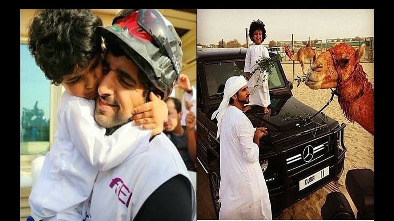 Sheikh Hamdan with Mohammed Best Friend