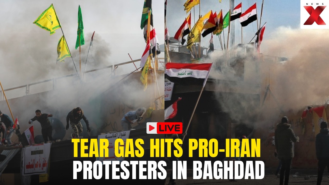 Iraq Chaos LIVE: US Embassy In Baghdad Under Pressure As Tear Gas Disperses Angry Protesters