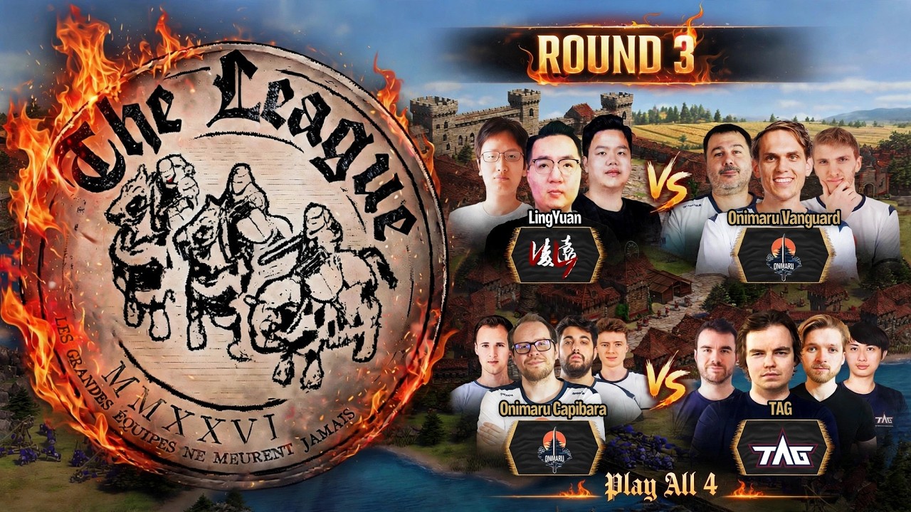 LY vs Oni DauT | Oni TheViper vs TAG | The LEAGUE MAIN EVENT Round 3