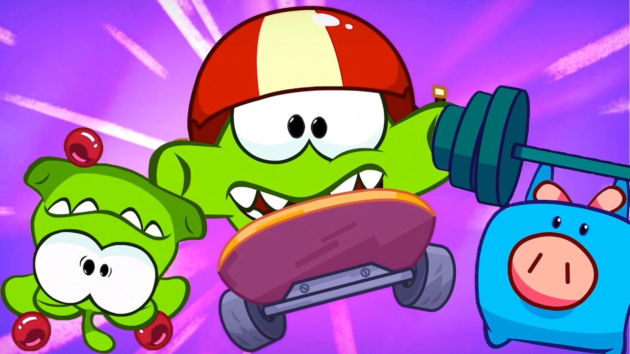 Om Nom Geschichten 🍿 Non-Stop Abenteuer & Lachen! 💥 Zeichentrickfilme