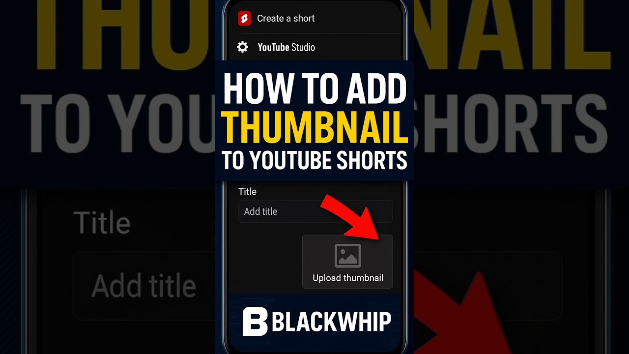 How to Add Thumbnail to YouTube Shorts🫡 #shorts #youtubeshorts #viral #trending #music #youtubetips