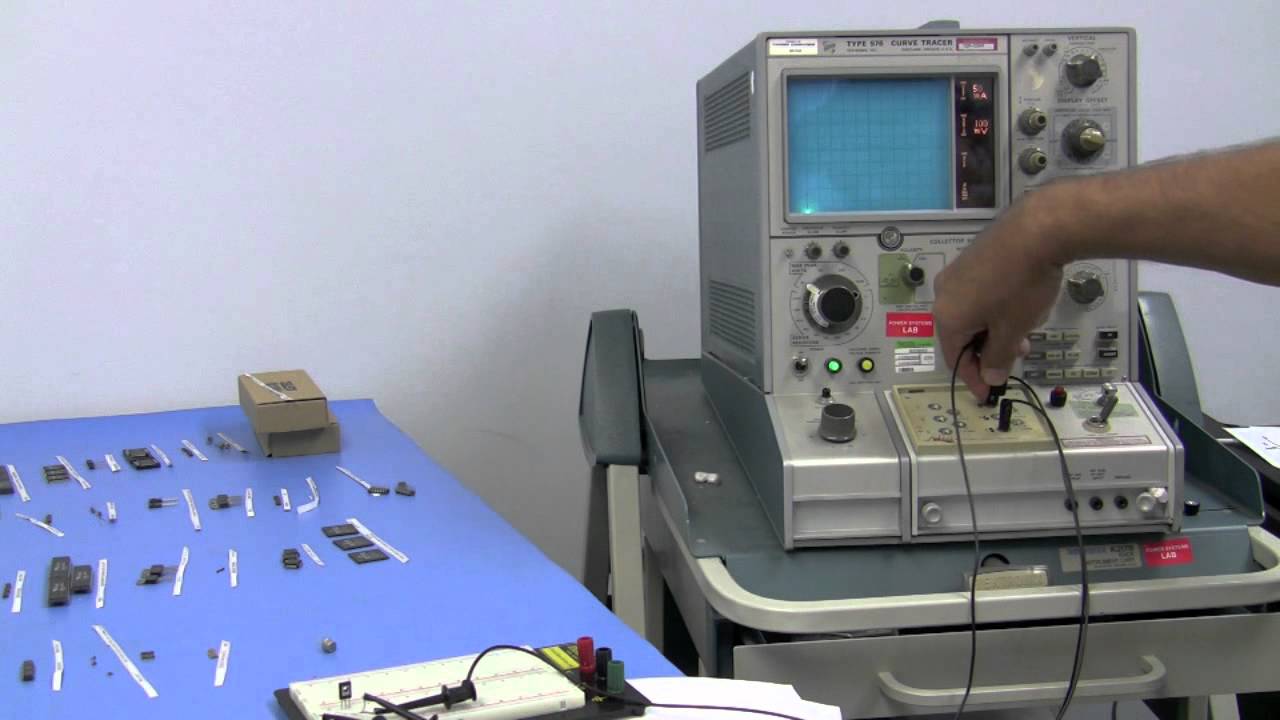 Transistor Testing Using a 576 Tektronix Curve Tracer by USBid Inc.