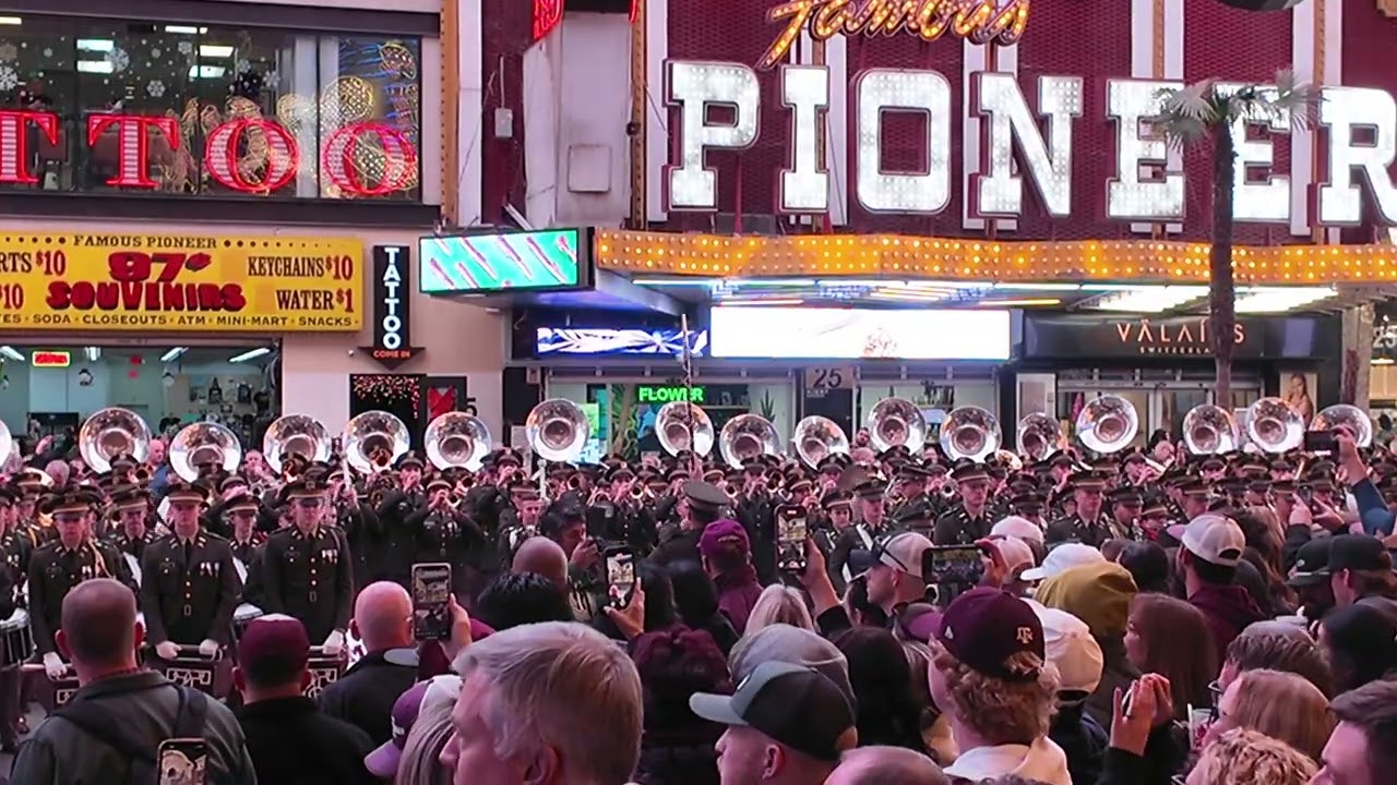 Fightin' Texas Aggie Band - Noble Men of Kyle - Las Vegas Bowl Pep Rally 2024