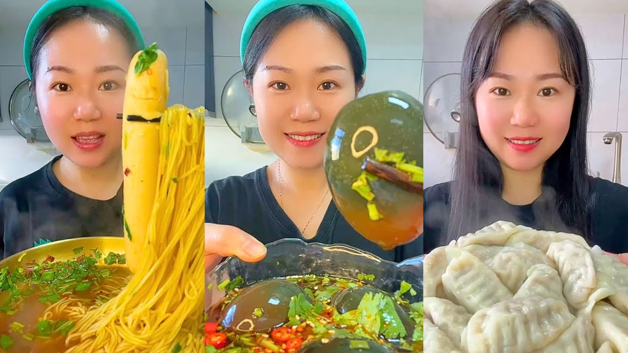 Satisfying Chinese Food ASMR – Unique Snacks & Noodles #78