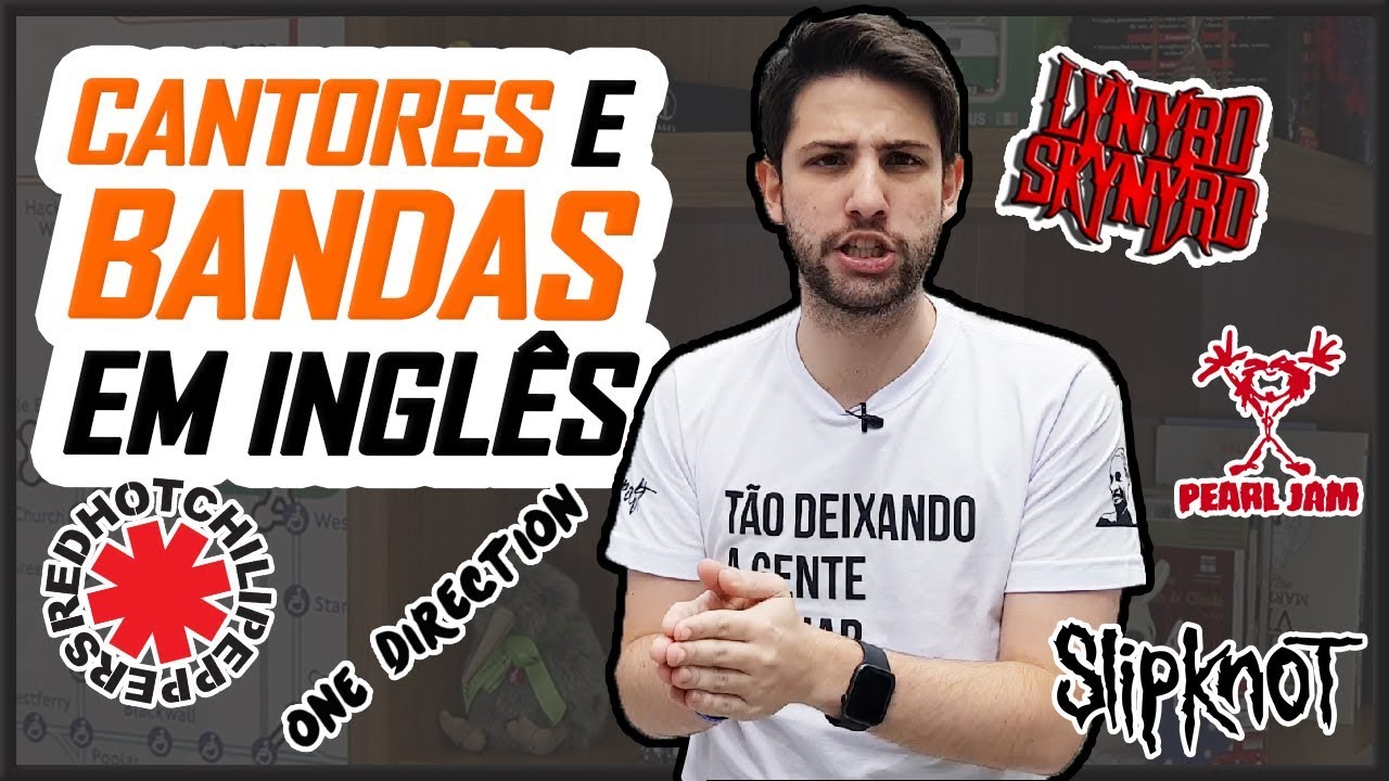 13 CANTORES e BANDAS em INGLÊS que você PRECISA aprender a PRONÚNCIA