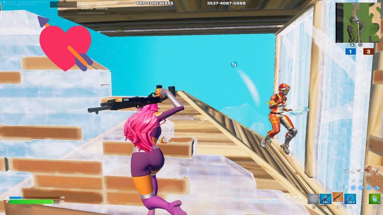 BABY I'M BACK 💘 | Best KBM Settings⚙️| Fortnite Montage