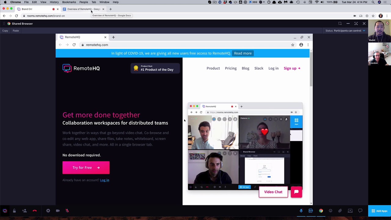 RemoteHQ Video Interview with Founder and CEO Waikit Lau