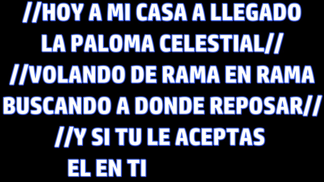 La paloma celestial PISTA