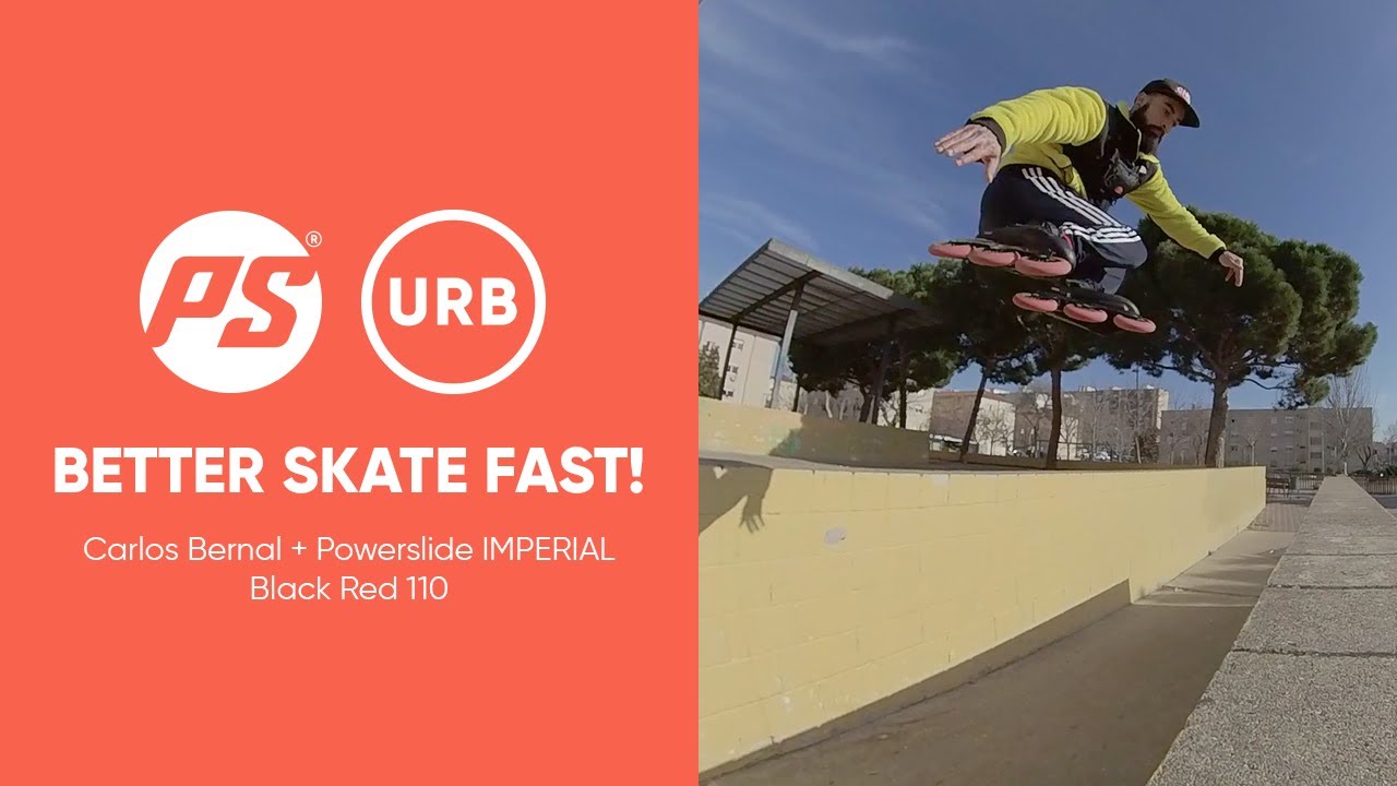 Better skate fast! Carlos Bernal + Powerslide Imperial