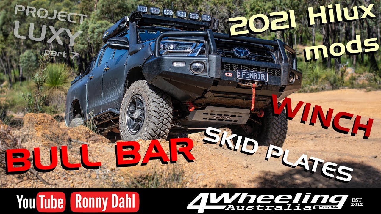 2021 Hilux mods, off-road bar work mods part 7