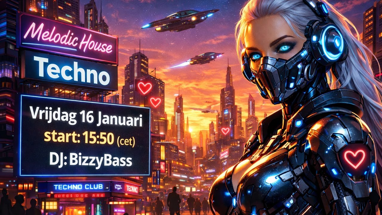 DJ BizzyBass - Melodic House and Techno - Weekafsluiting - 3