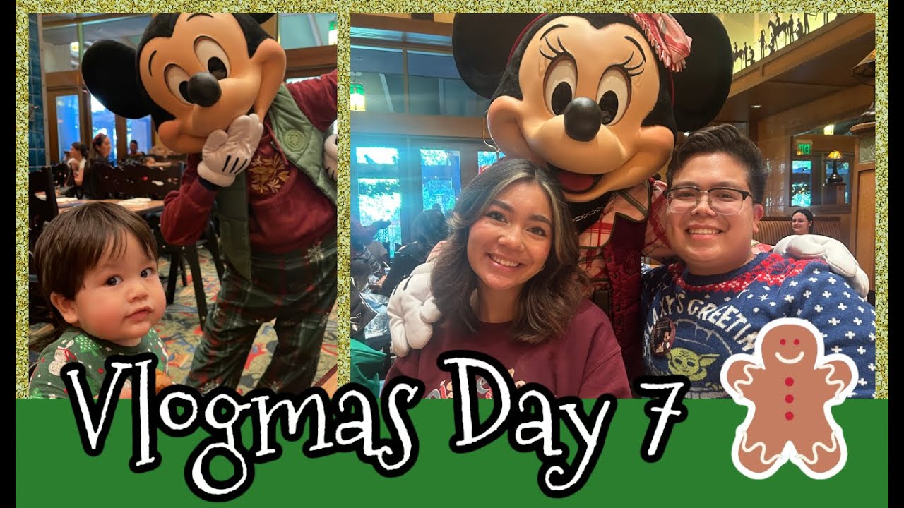 VLOGMAS 2024 DAY 7 - MICKEY'S HOLIDAY PAJAMA PARTY BRUNCH AT STORYTELLERS CAFE!