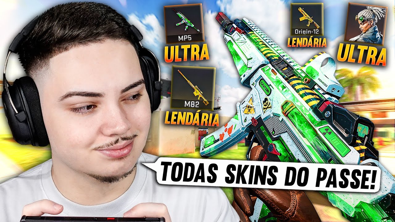 *NOVA MP5* ULTRA e M82 LENDÁRIA do PASSE no BLOOD STRIKE 🔥 (MP5 - Fallux + M82 - Radioativo)