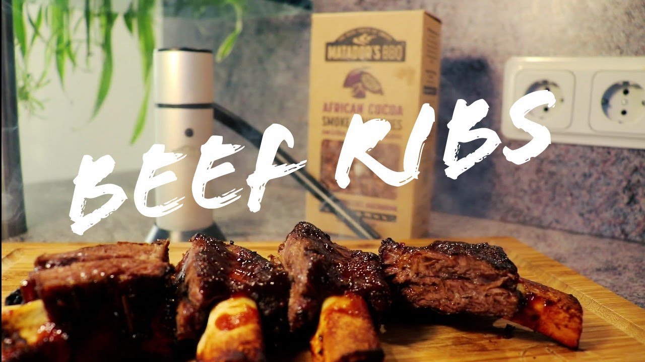 Beef Ribs 🍖 mit dem Kaltrauchgenerator gesmoked 💨🐄
