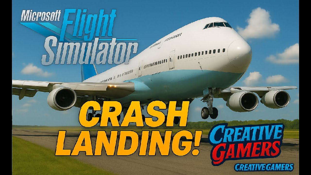 Boeing 747 Ki Crash Landing 😱! Multan se Lahore &ndash;  Microsoft Flight Simulator Full Flight