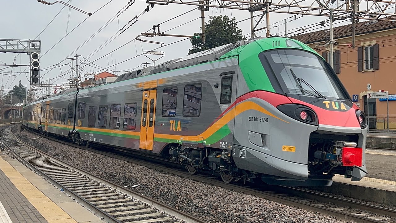 DUE NUOVI TRENI ETR 104 per Trasporto Unico Abruzzese 