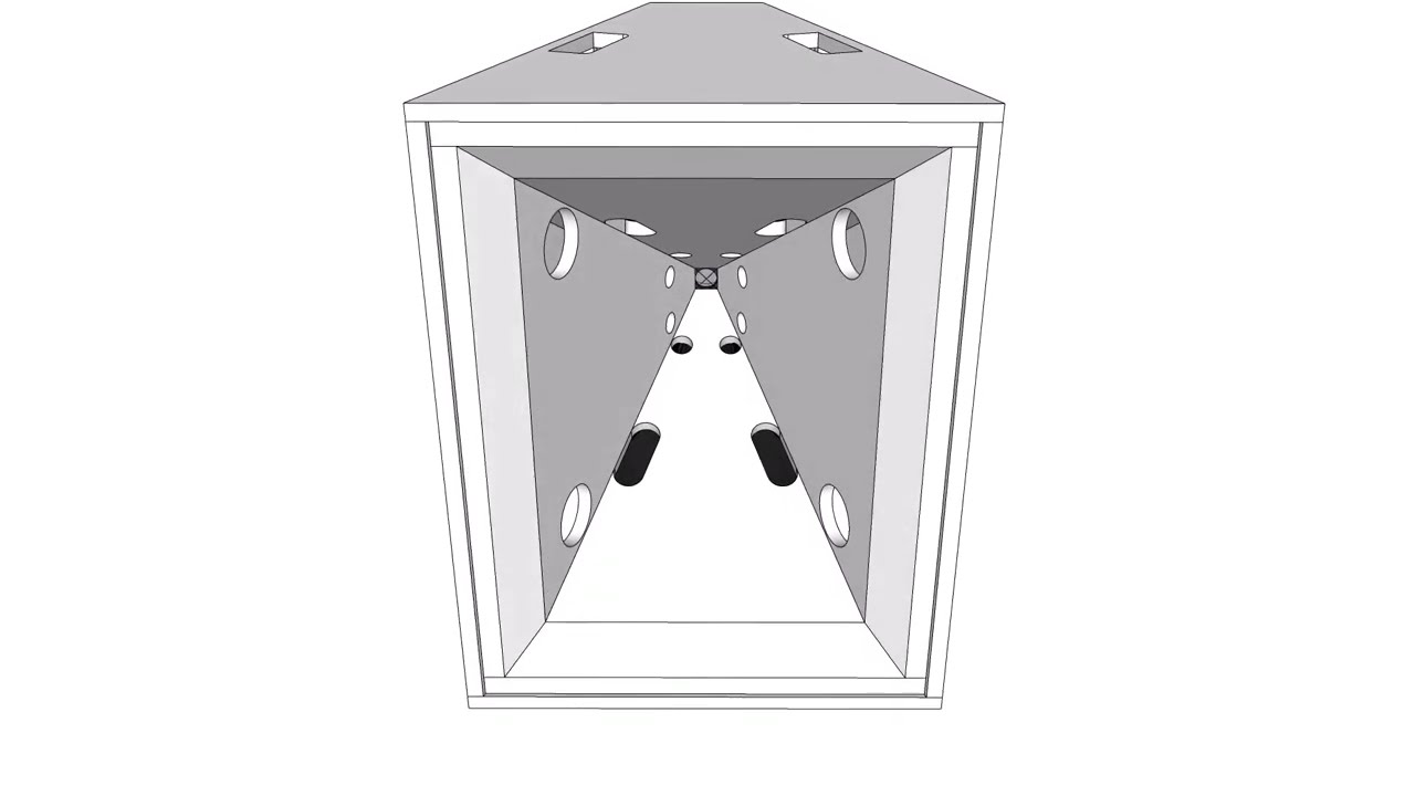 DIY Speaker Box Plan 3 Way Full Range Loudspeaker 7 Drivers in 1 Box