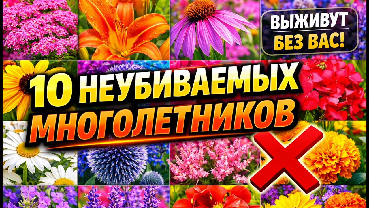 Топ-10 Многолетников: Посадил и про них Забыл! Красота На ГОДЫ!