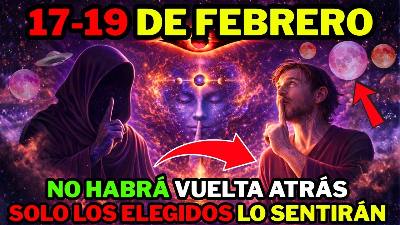 🔺¡ALERTA ELEGIDO! Del 17 al 19 de FEBRERO guarda SILENCIO: el UNIVERSO está reajustando TU DESTINO