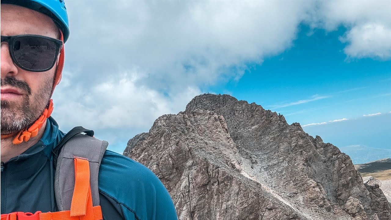 Solo Hike, Climb to the highest peak in Greece, Mytikas 2.918m