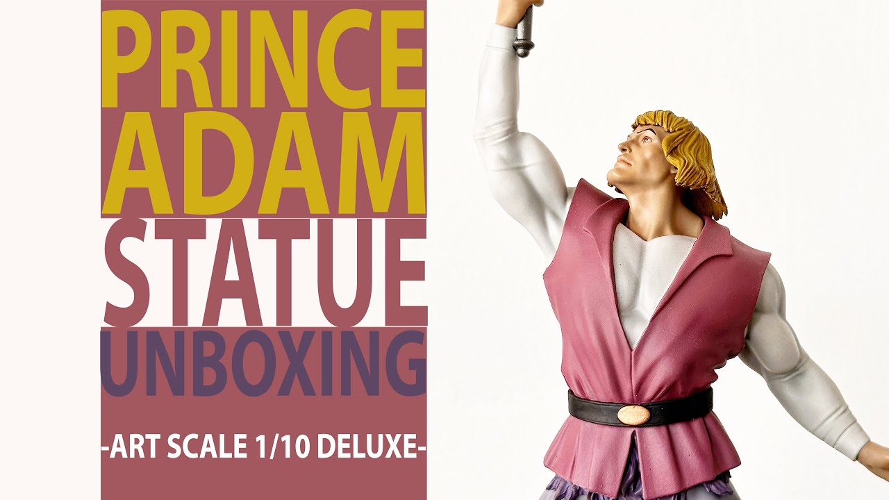 PRINCE ADAM (HE-MAN AND THE MASTER OF THE UNIVERSE) AN ART-SCALE 1/10 - BY. IRON STUDIOS