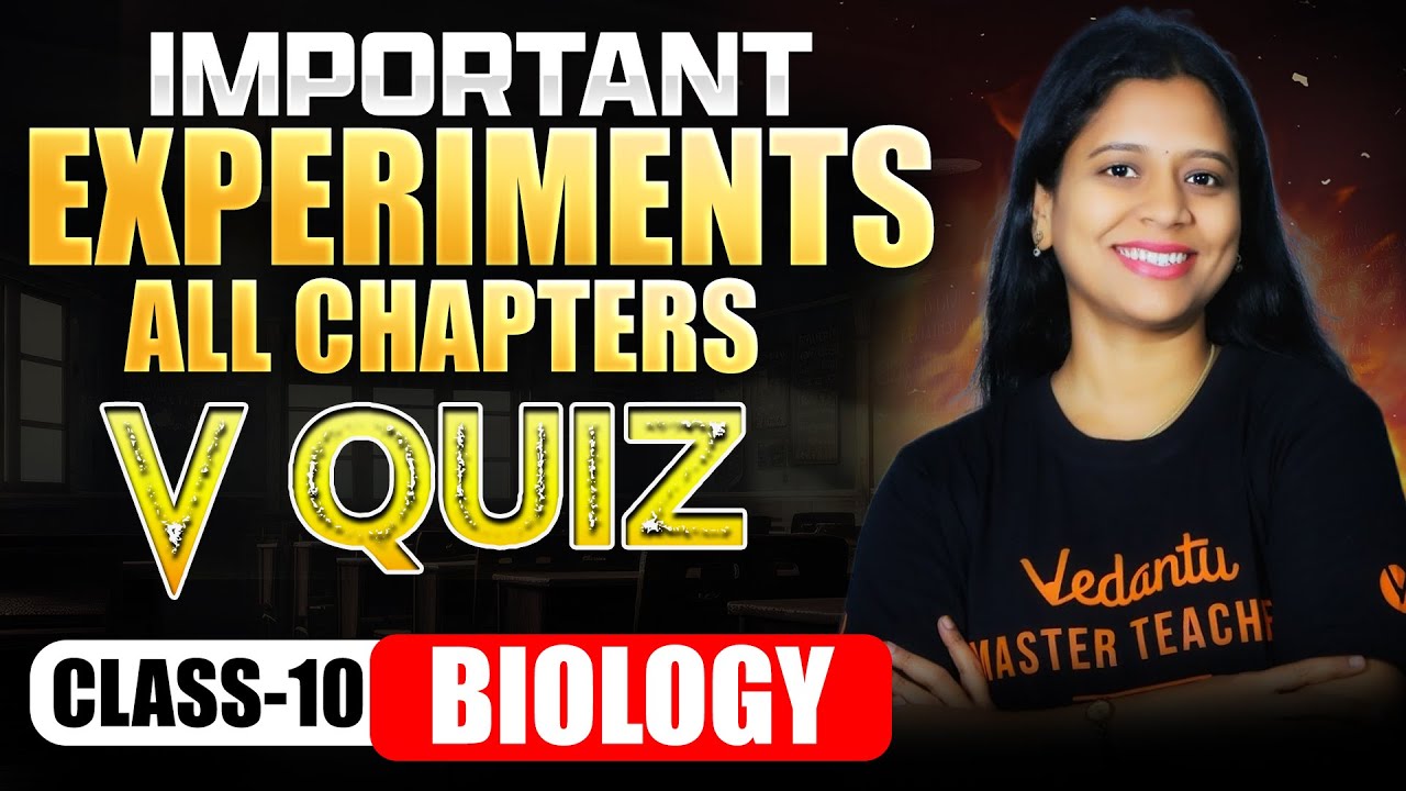 All Important Experiments🔥Biology Class 10 AP/TS | All Chapters | Sunaina Mam