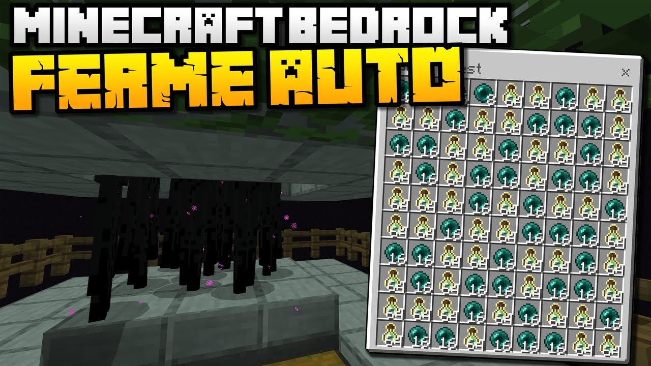 FERME A ENDERMEN !!!! - Minecraft Bedrock !!