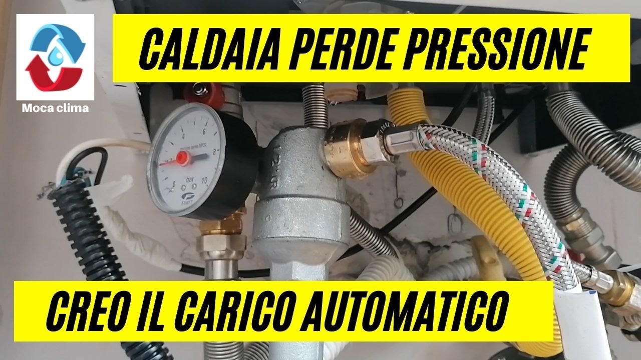 La pressione della caldaia scende a zero come risolvo e perche' con un carico automatico pressione