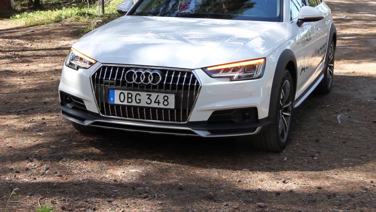 All new 2017  Audi A4 Allroad quattro| launch,on gravel, interior, dynamic turning signals etc