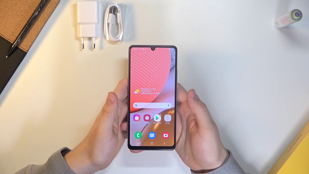 Распаковка Samsung Galaxy A42. Первое мнение. Обзор.