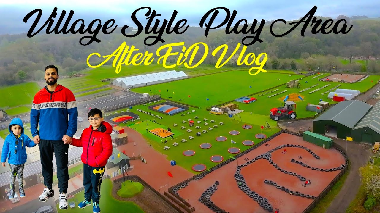Valley View Adventure Park | Village Style Play Area After Eid vlog| Open Air Trampoline in Scotland