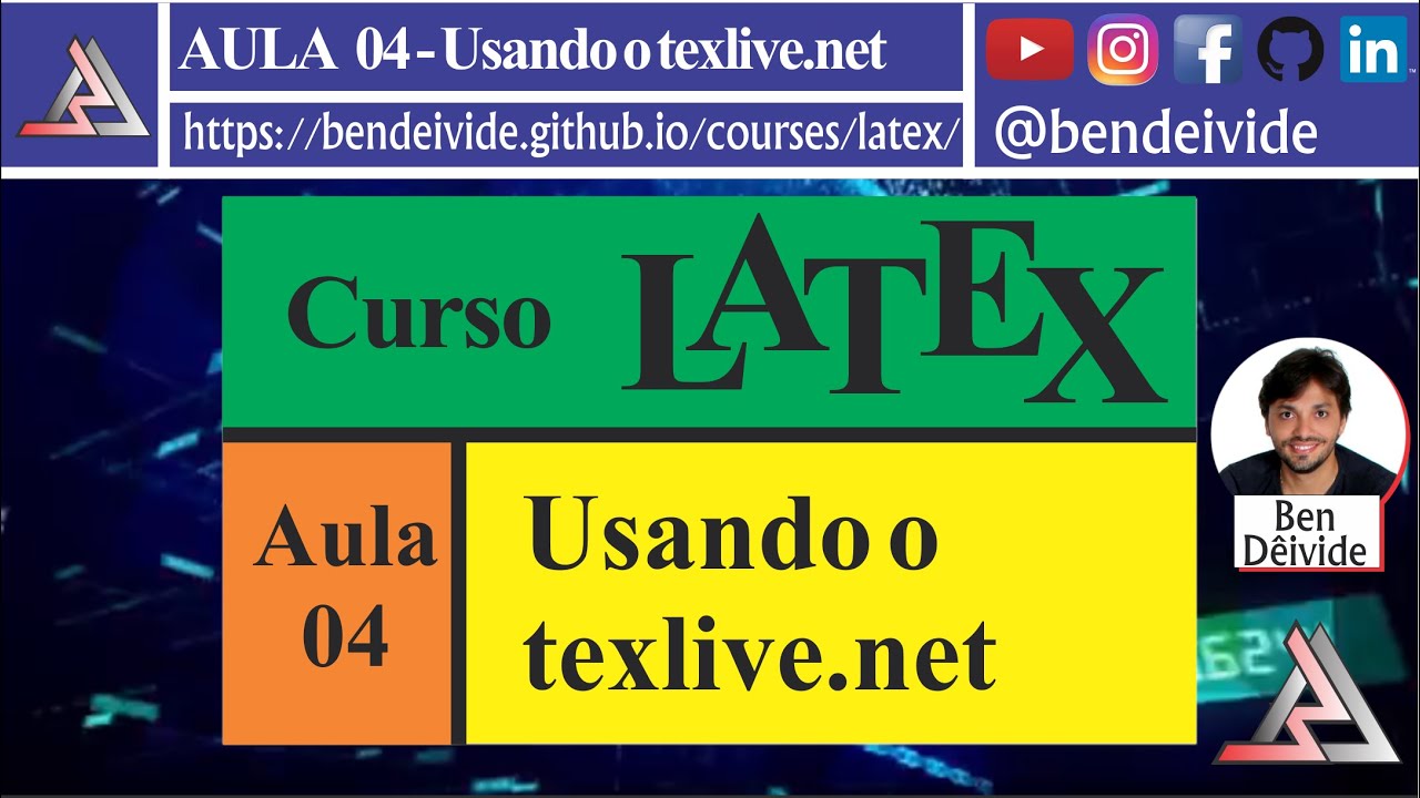 LaTeX | Aula 04 - Usando o texlive.net