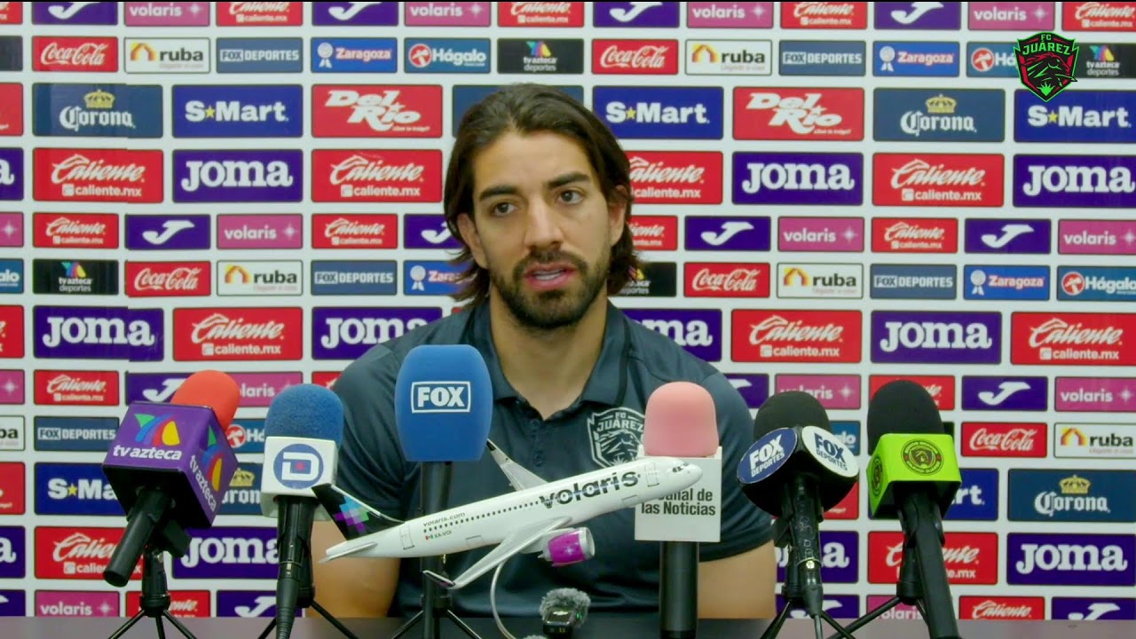 Conferencia de prensa previa partido FC Juárez vs Monterrey con Rodolfo Pizarro